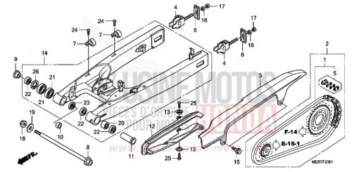 SCHWINGE (CBF600S8/SA8/N8/NA8) CBF600NA8 de 2008